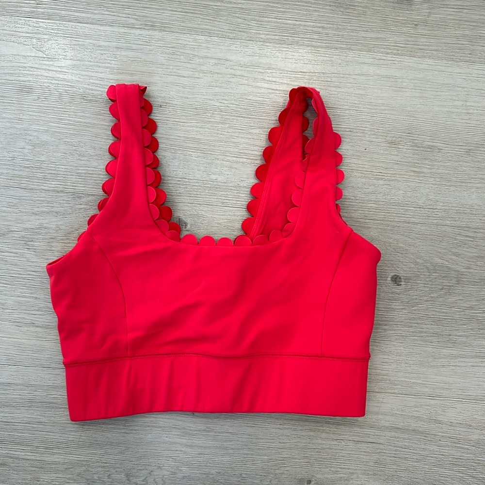 IVL red scallop bra